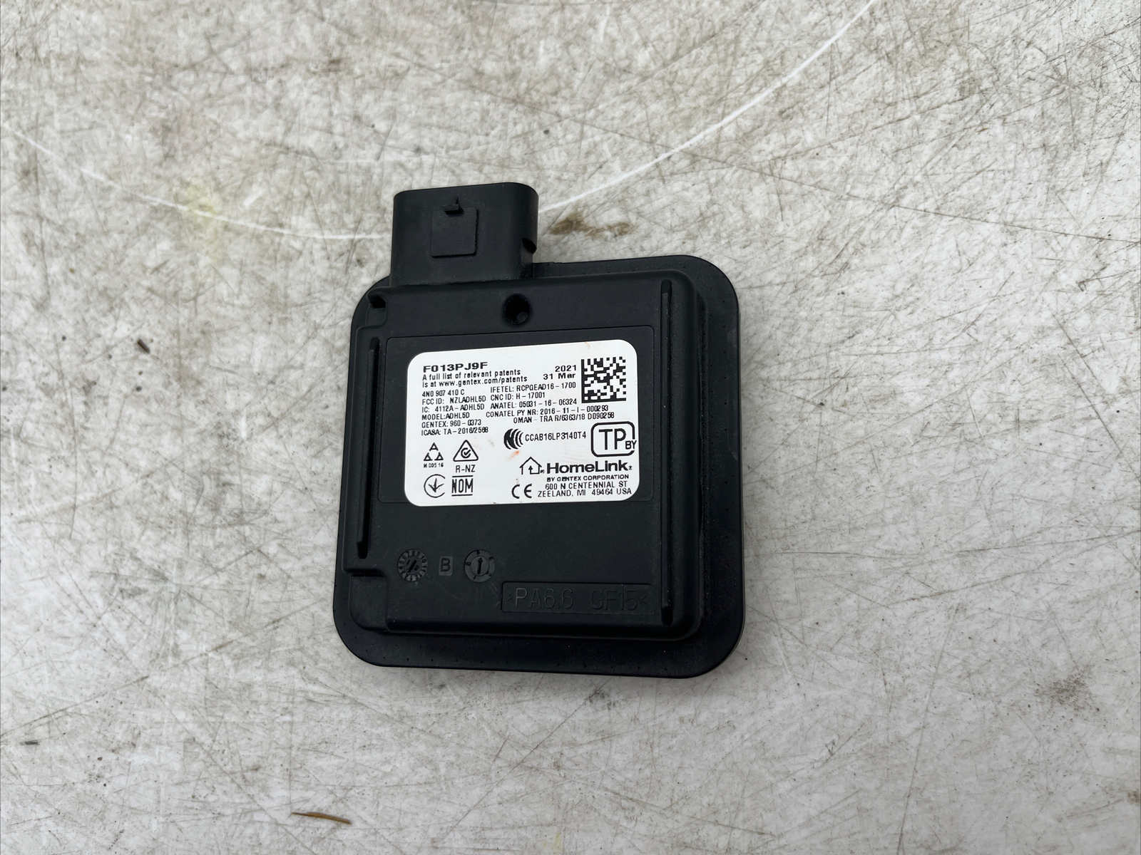 2018 2019 2020 Audi Volkswagen Garage Door Control Module