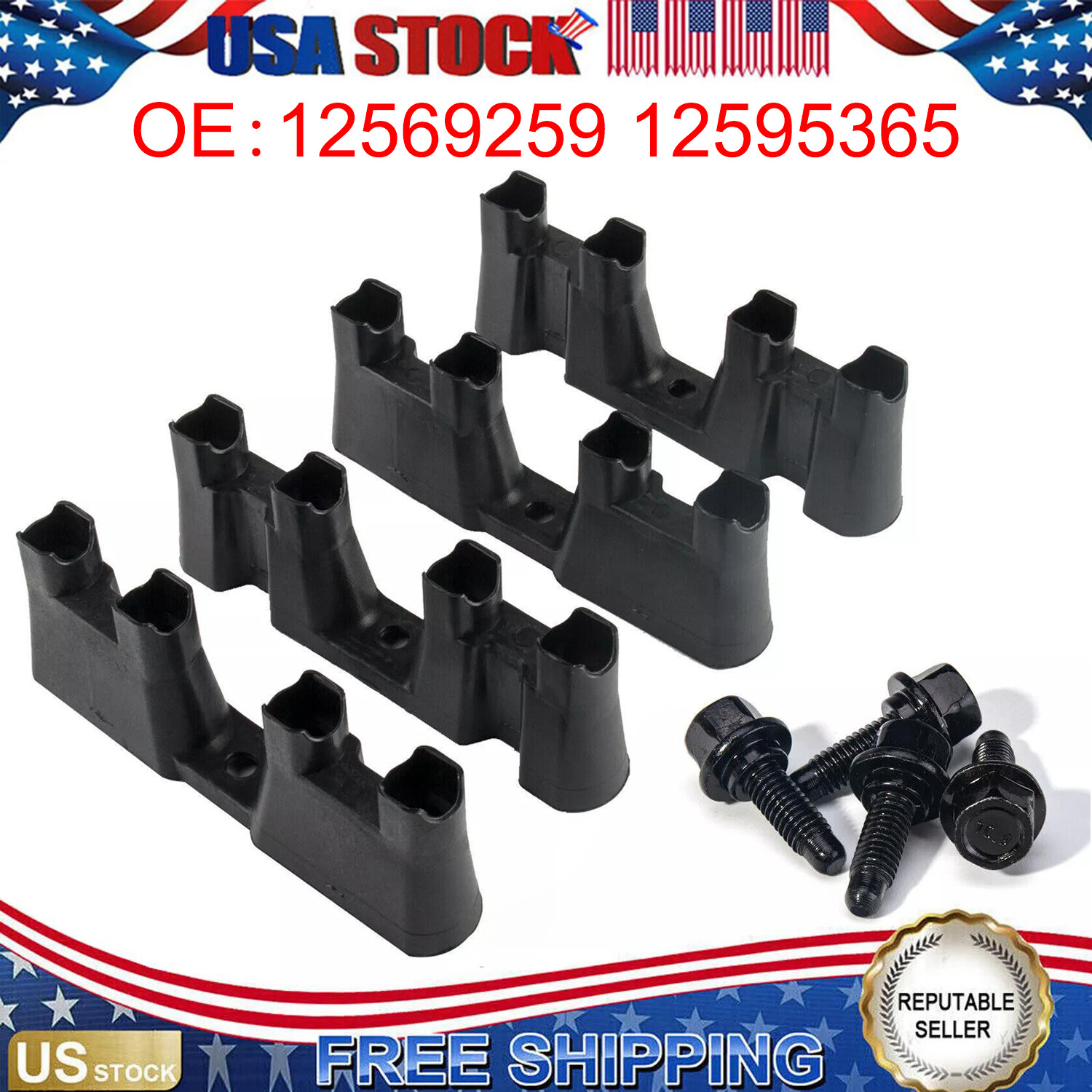 4Pcs LS Lifter Trays 12569259 For GM LS7 Lifters For LS1 LS3 4.8L 5.3L 6.0L 6.2L