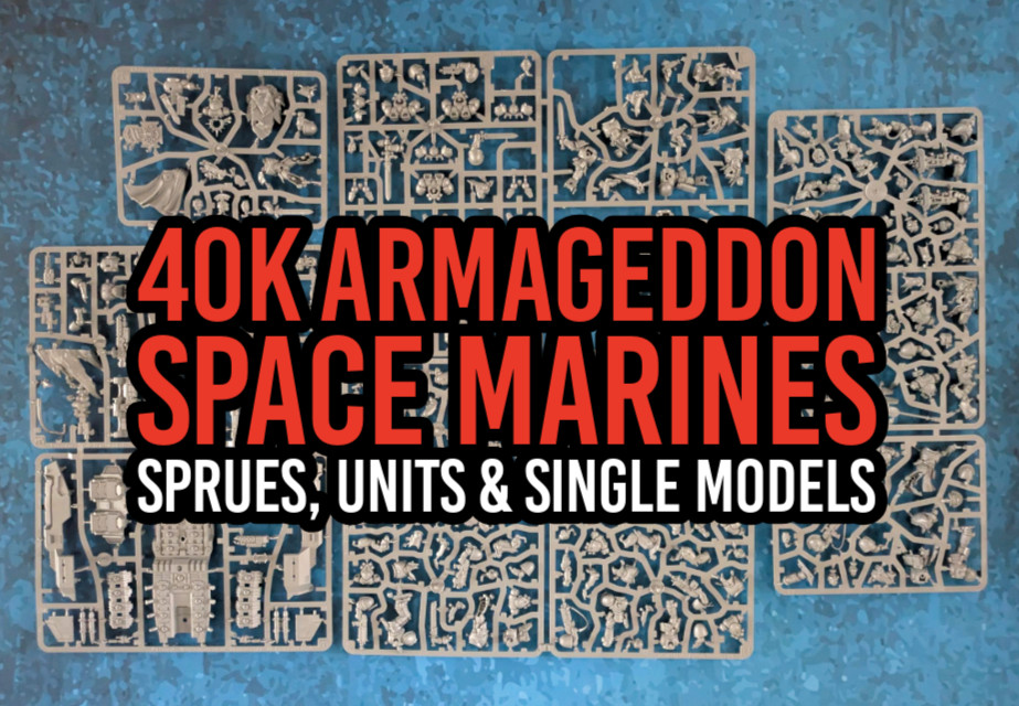 Warhammer 40K Space Marines Army Armageddon Models & Units