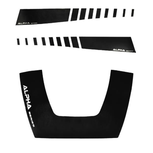 Black Graphics for the Alpha body kit