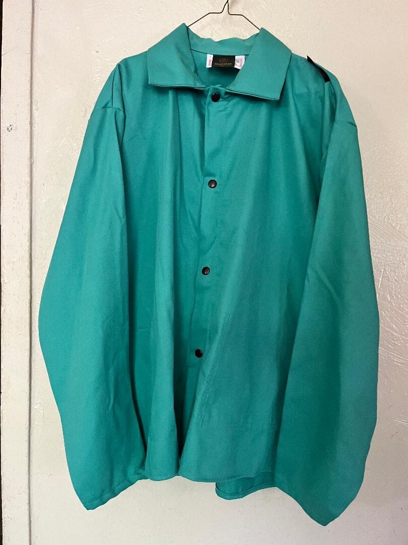 Tillman welding jacket flame resistant green L