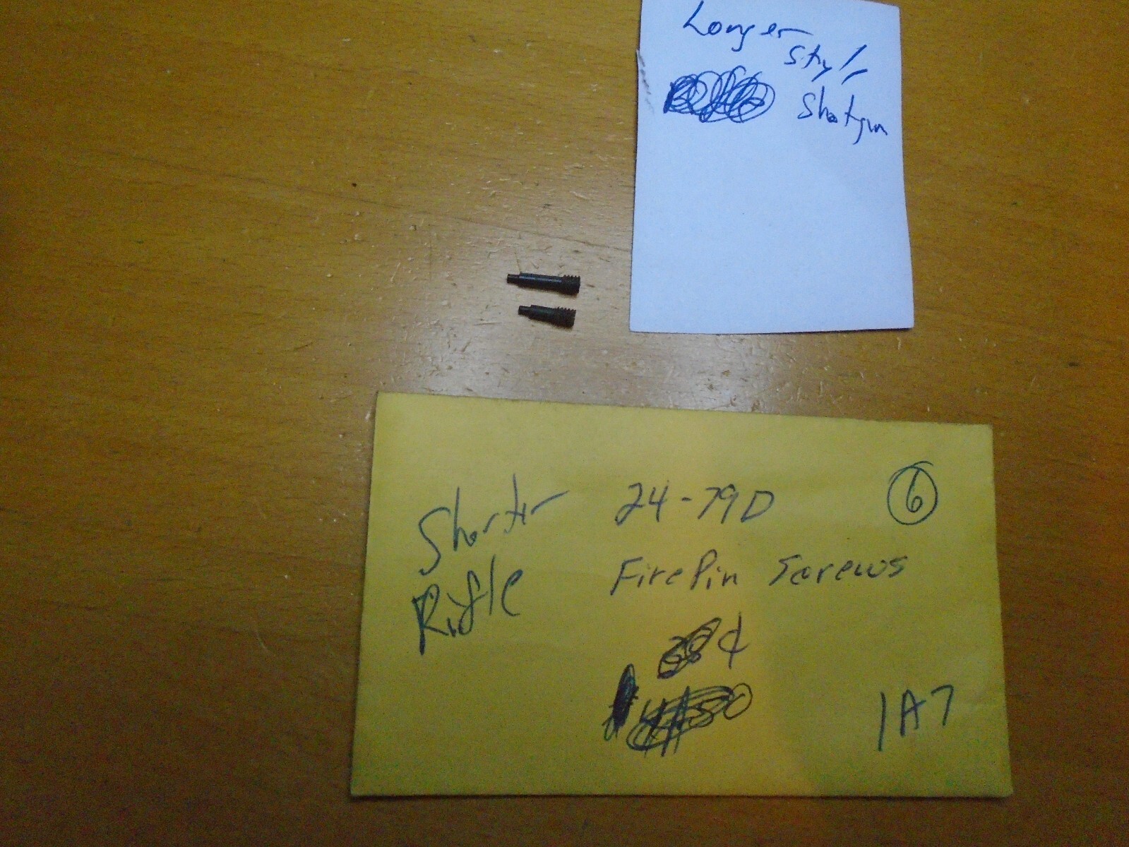 SAVAGE Model 24 Firing Pin Screw Lot of 2 Shotgun Both Longer & Shorter Style