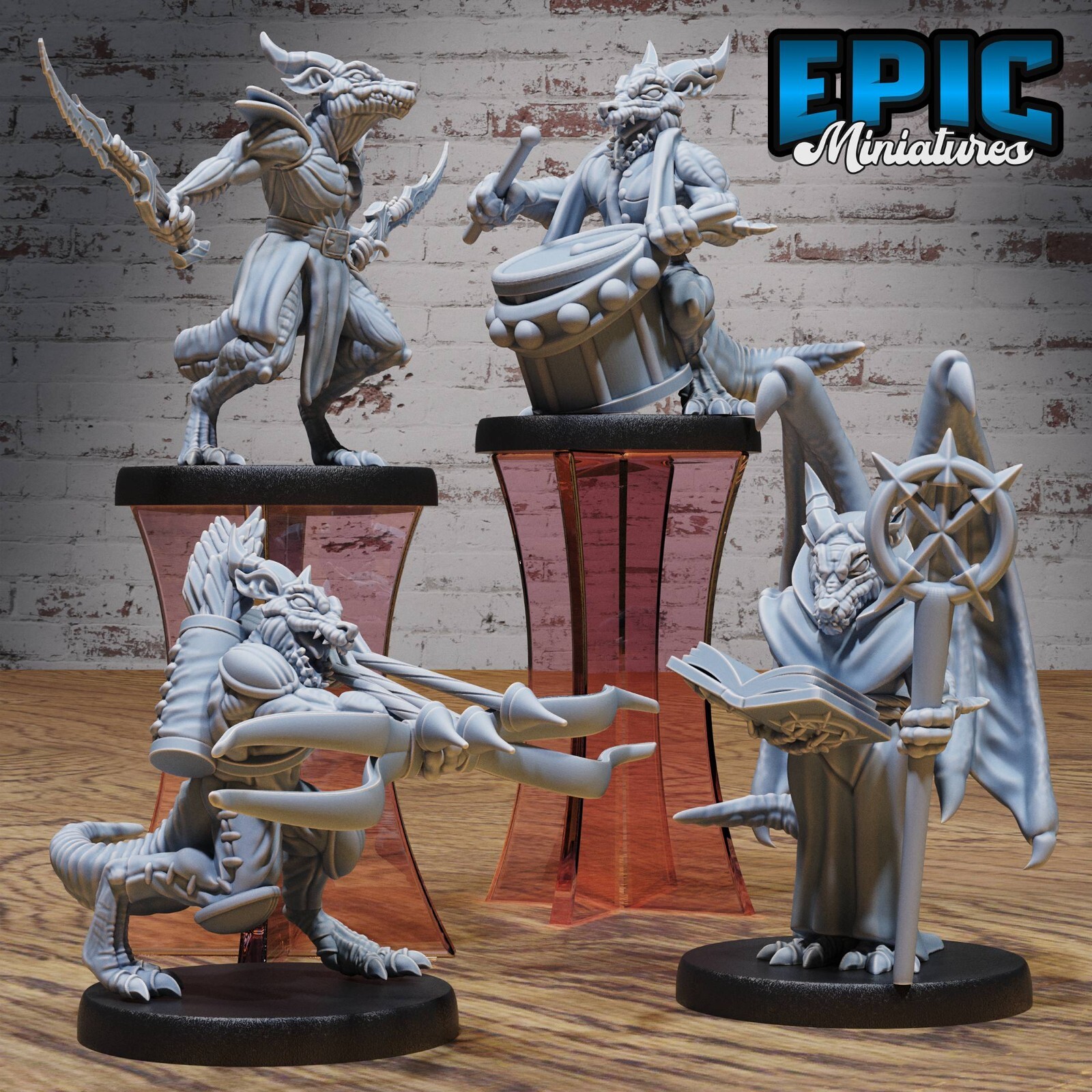 Kobold Tribe D&D Dungeons and Dragons Miniature - Epic Miniatures 28mm