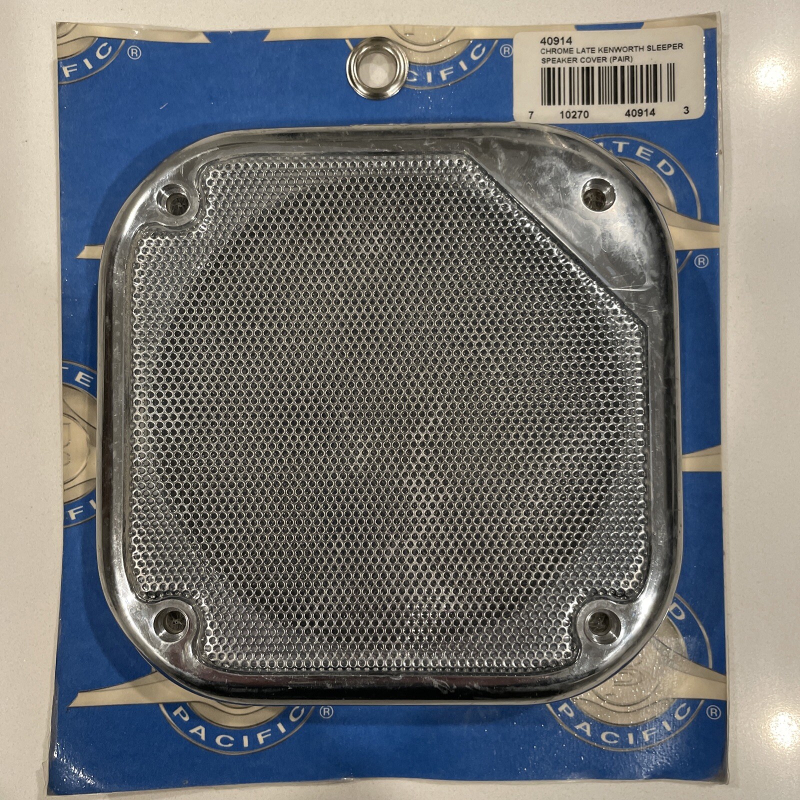 Speaker Cover Pair 5-1/2" Late Kenworth Sleeper Speaker Cover UP 40914 NOS