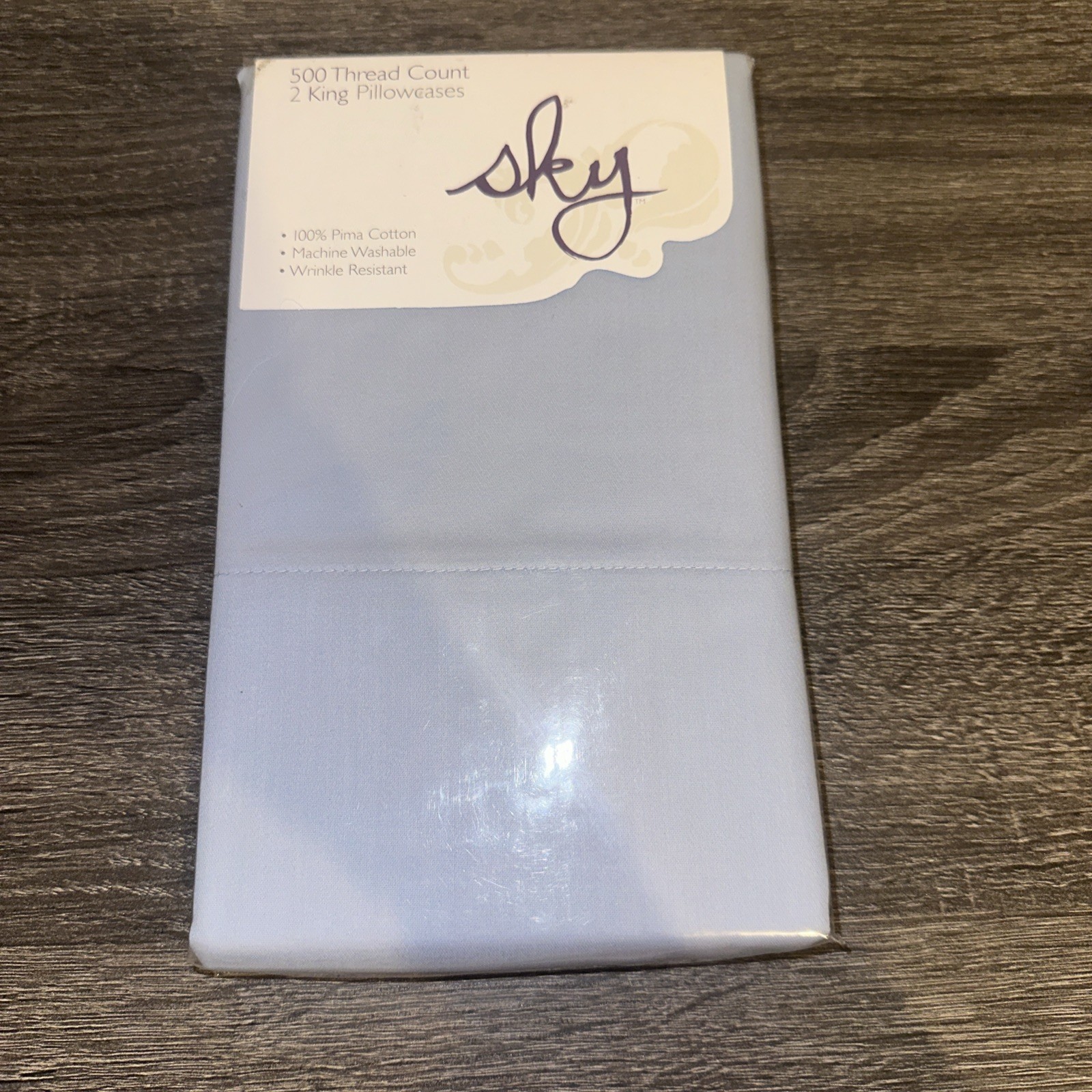 Sky 500 Thread Count 2 King Pillowcase