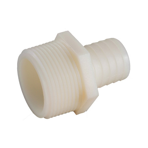 Anderson Metals 53701-1216 Nylon Hose Barb Tee, 3/4 x 1 In. MPT - Quantity 5