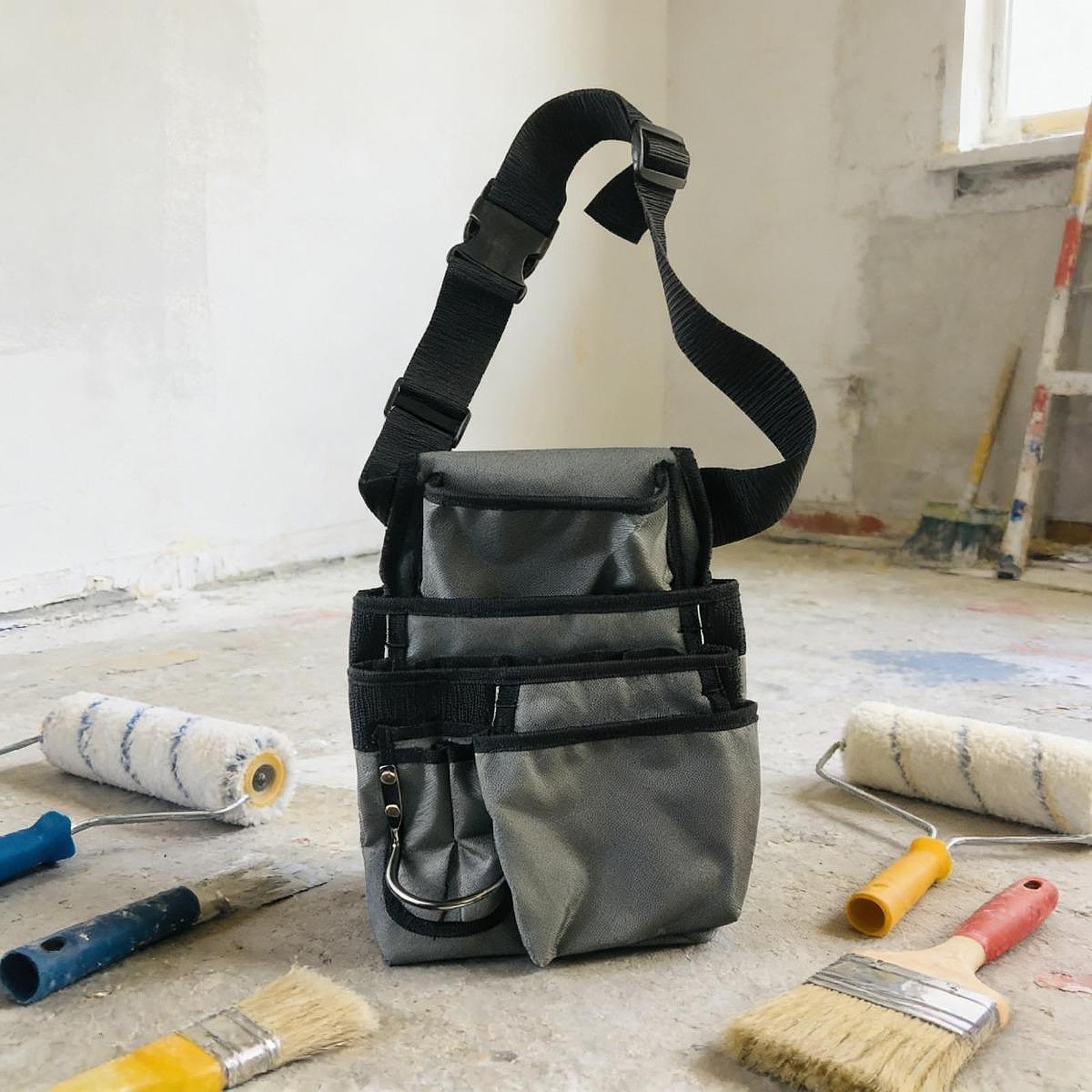 Single Side Tool Belt Pouch Adjustable for Carpenter Florists Builders