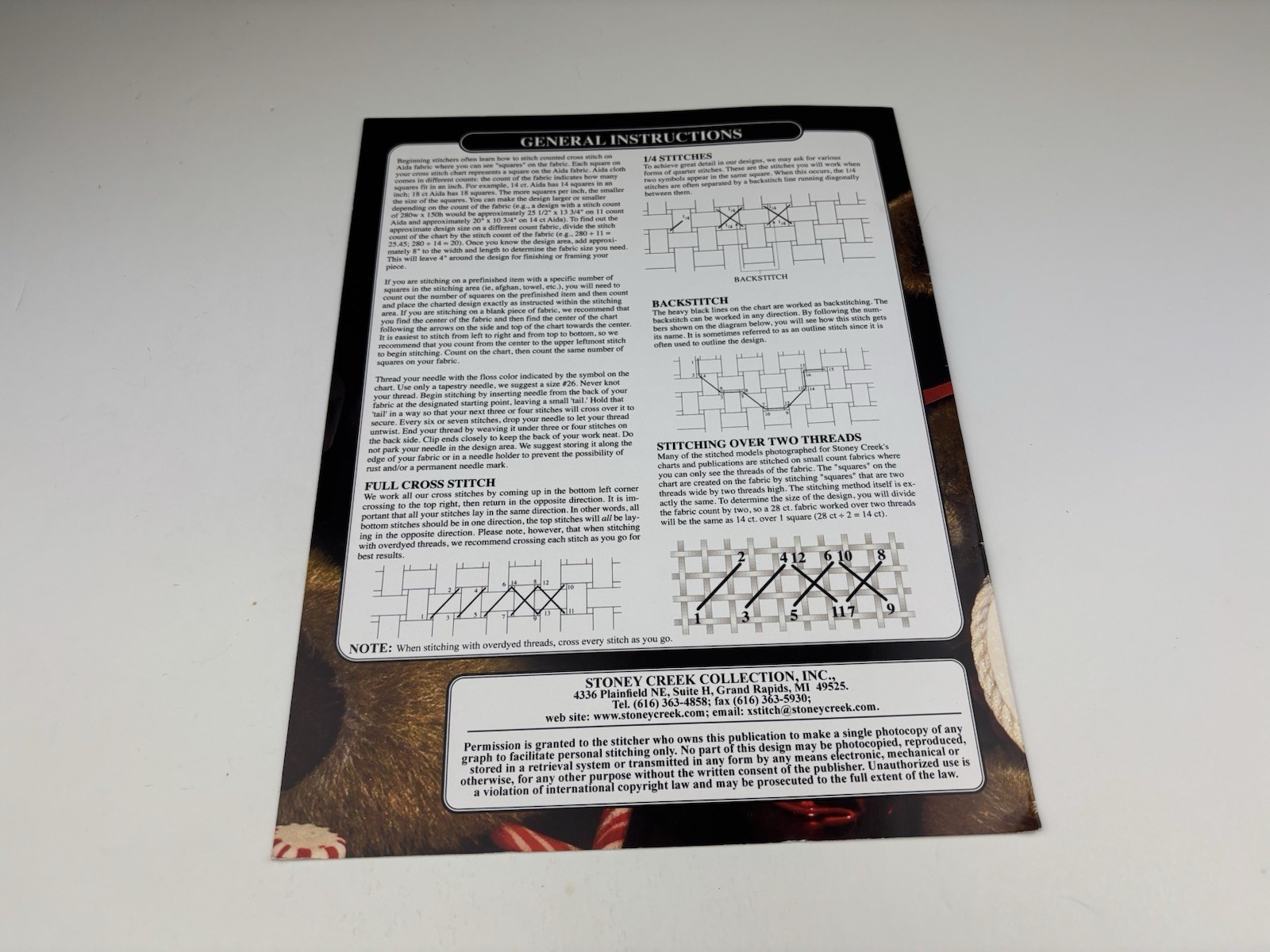 Stoney Creek Santa’s Workshop Counted Cross Stitch Pattern 8S