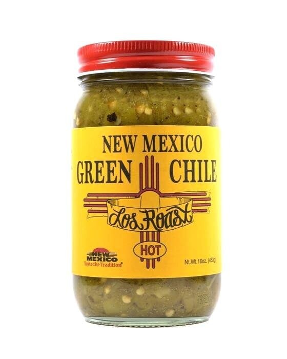 (Pack of 6) Los Roast Chile Grn NM Hot Simmer Sauce 16 Oz