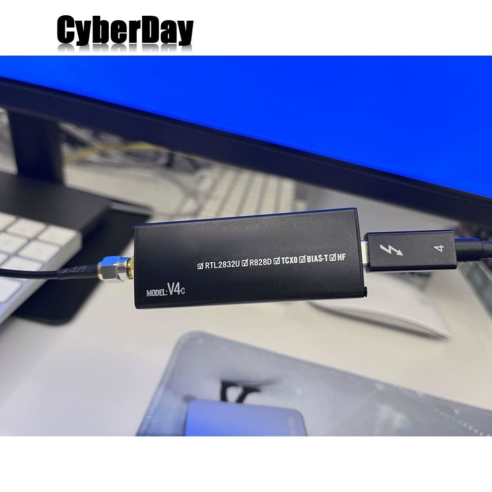 Original Blog V4 SDR Dongle 500KHz-1.766GHz SDR Receiver R828D RTL2832U 1PPM