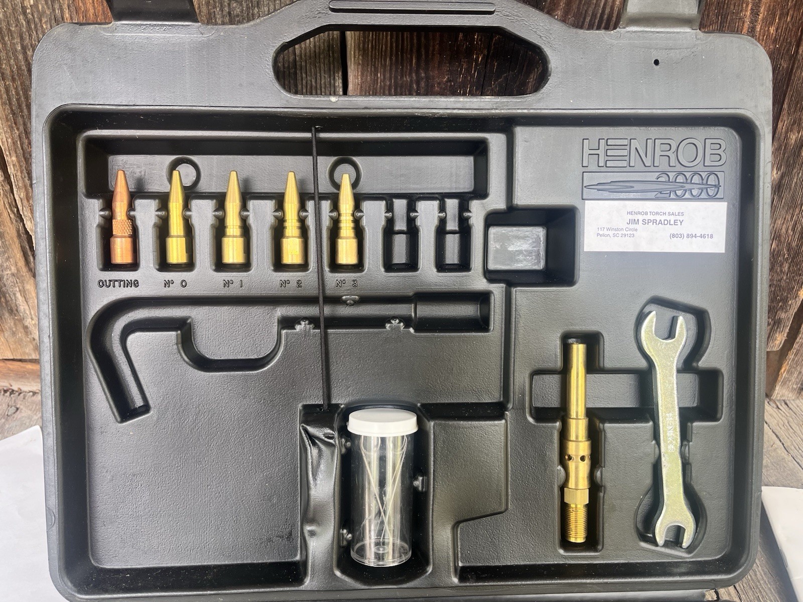 Henrob 2000 Oxy-Acetylene Welding-Cutting Torch w/ Instructions, VHS Tape, Case
