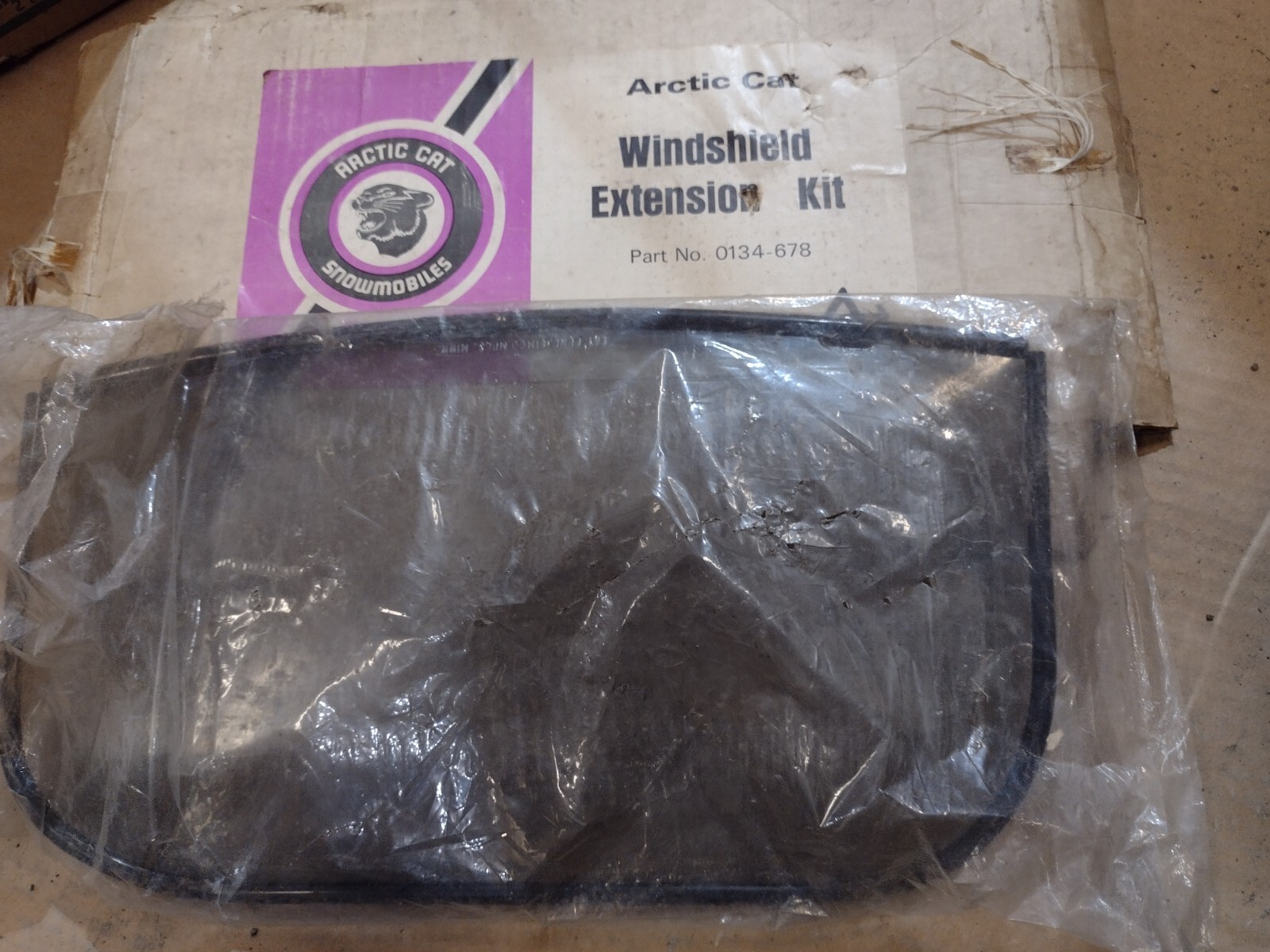 Arctic cat windshield extension 0134-678