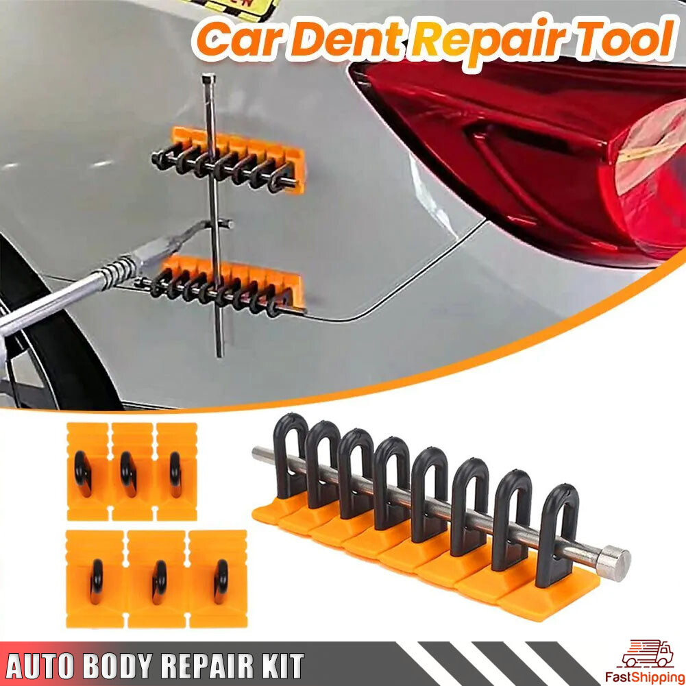 Auto Body Repair Kit Puller Glue Tabs Set Car Paintless Dent Removal Tool