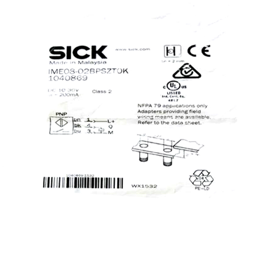 SICK Inductive proximity sensors Cylindrical thread design ,PNP,New✦Kd