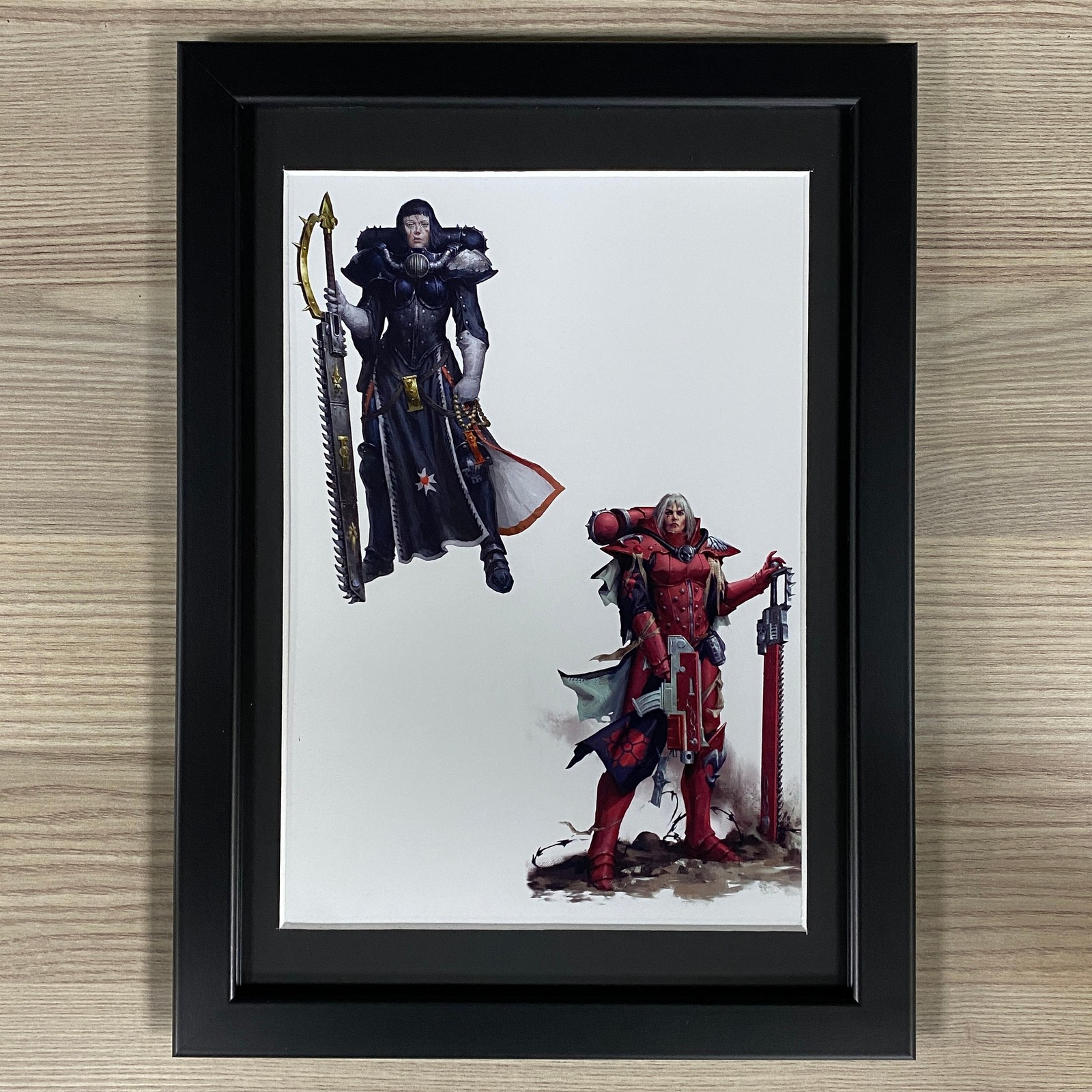 ADEPTA SORORITAS FRAMED ART SISTERS OF BATTLE WARHAMMER 40,000 40K