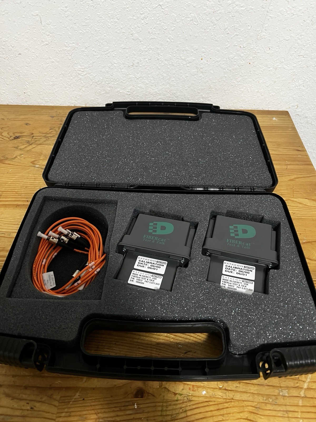 DATACOM TEXTRON FIBERCAT TEST &TALK 54872
