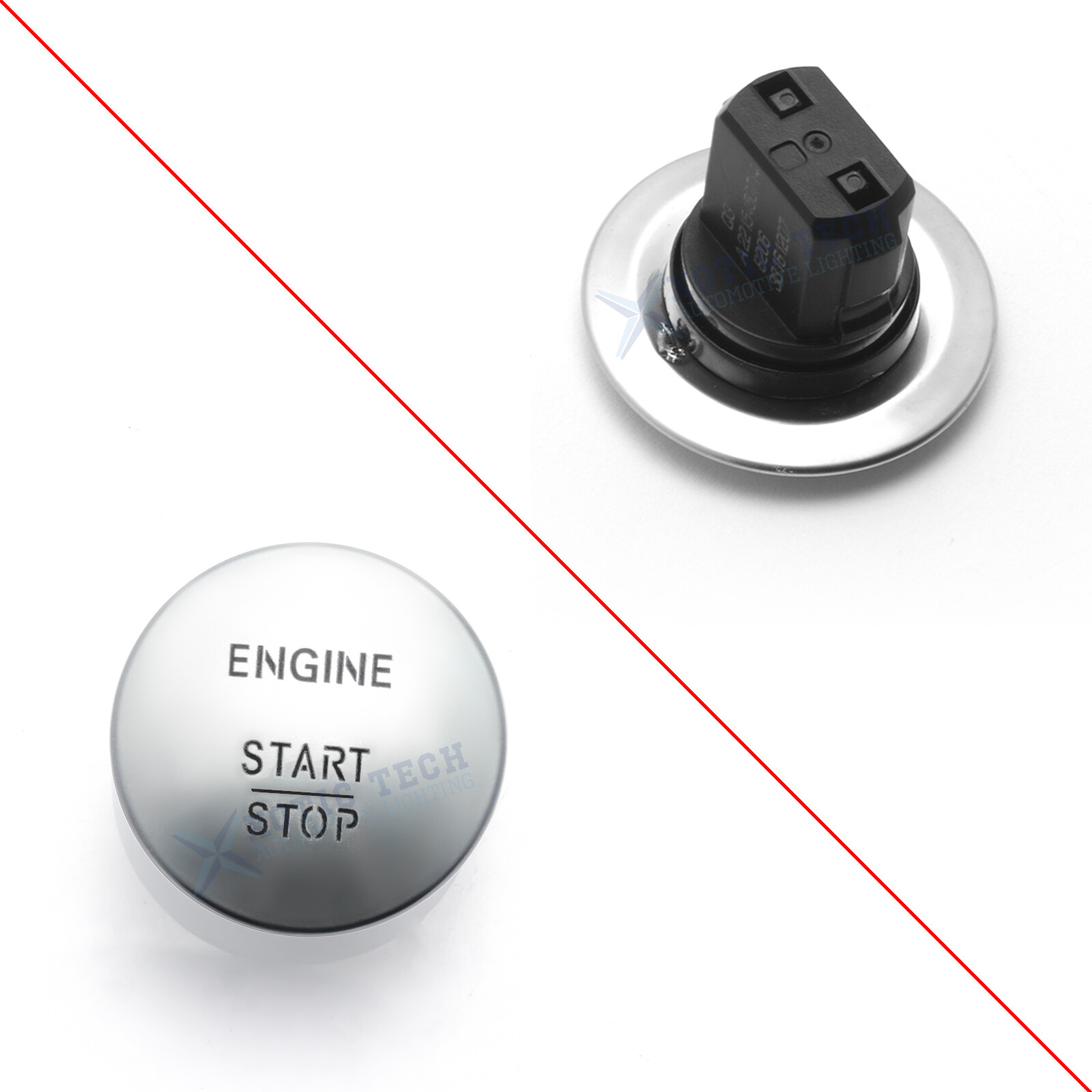 OE Mercedes Benz Push To Start Button Keyless Go Engine Start Stop Push Button