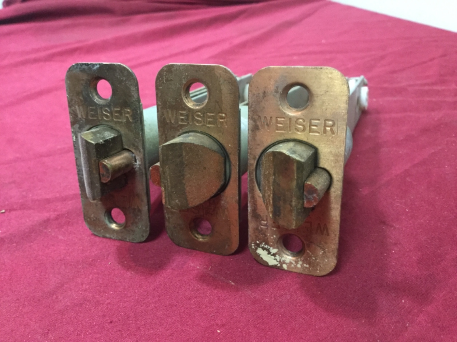 Weiser Deadlatches, Set of 3 - Locksmith
