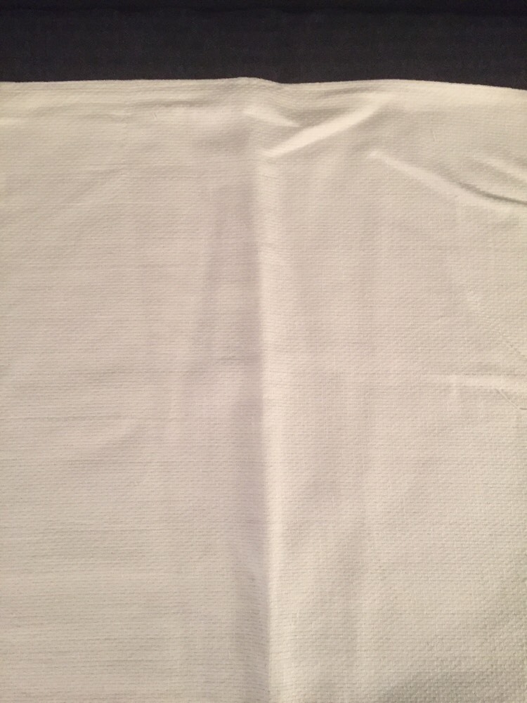 QTY 10, NEW White Cloth Sterilization Wrap SINGLE LAYER Approx. 35"x17"