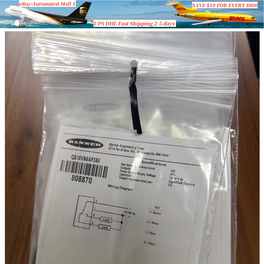 NEW BANNER QS18VP6AF350 sensor Fast Shipping