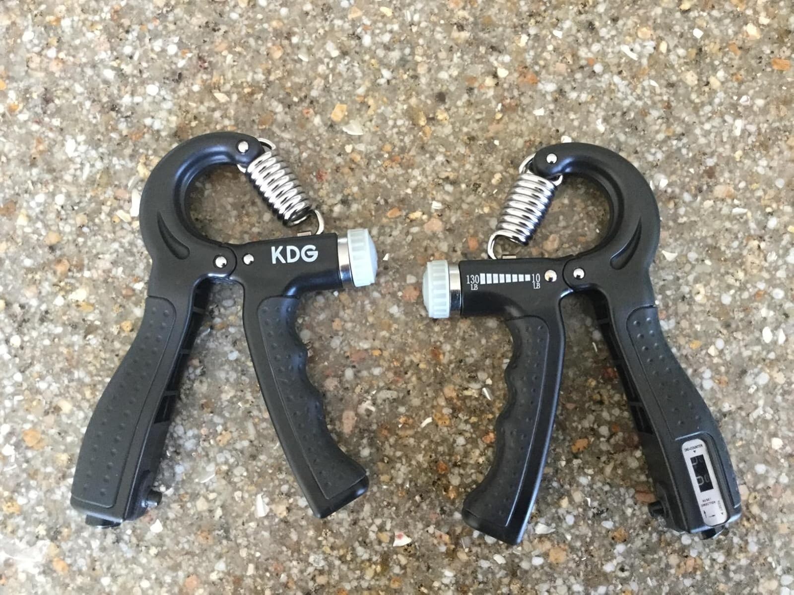 Hand Grip Strengthener 2 Pack Adjustable Resistance 10-130 Lbs Forearm Exerciser