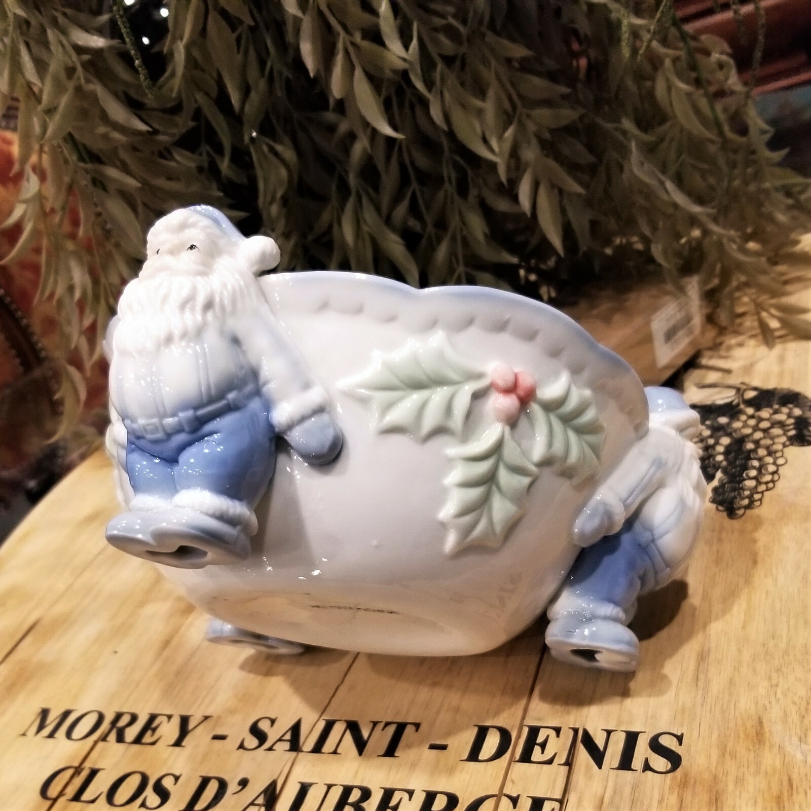 Vintage Ceramic SANTA Bowl
