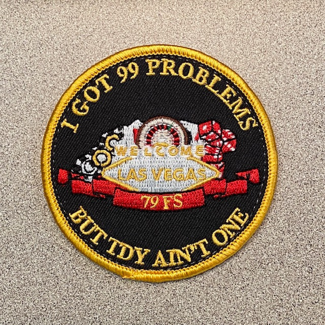 USAF 79th Fighter Squadron Nellis WIC Support F-16C Air Force Patch
