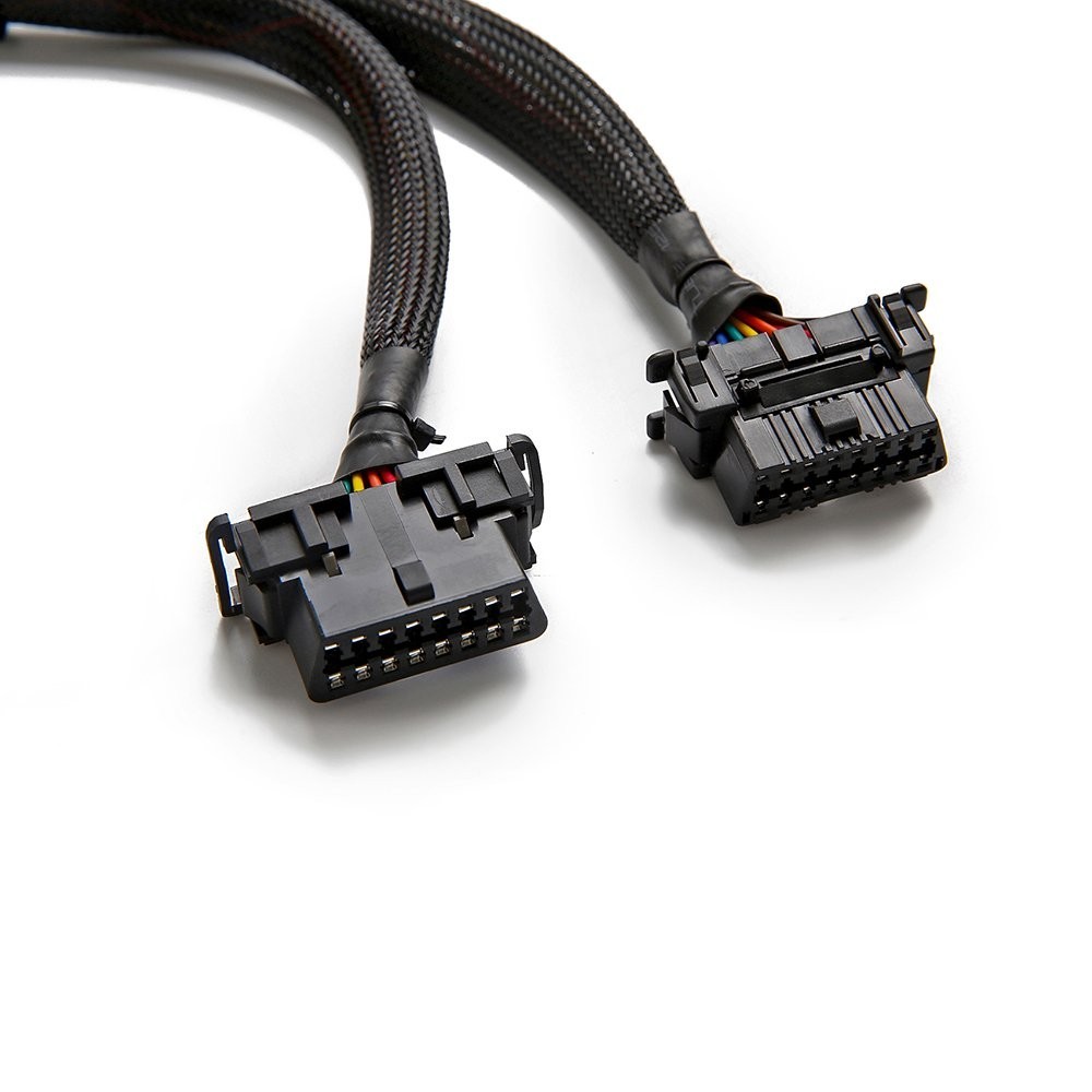 Compact OBD2 Extension Cable 10-Pack - Male to Female