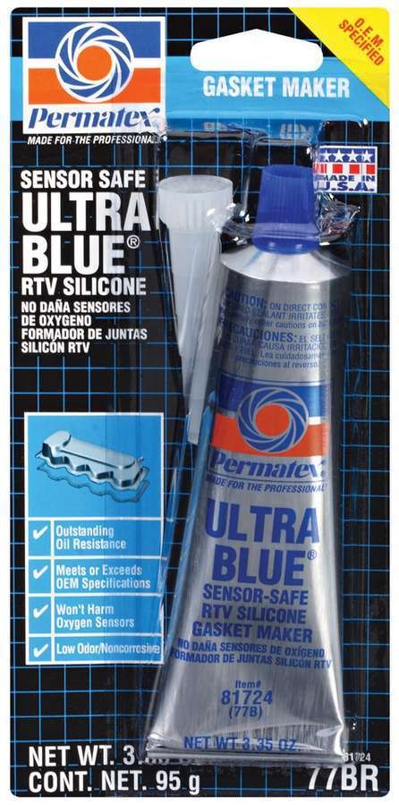 Permatex Sealant Ultra Blue Gasket Maker 3oz Carded Tube 81724