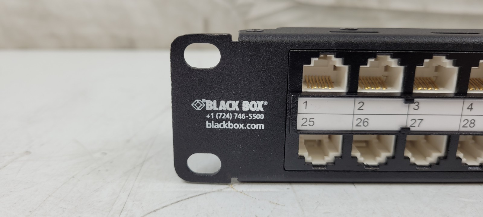 BLACK BOX JPM820A-HD Category 6 High Density Feed Through Patch Panel 48 Port