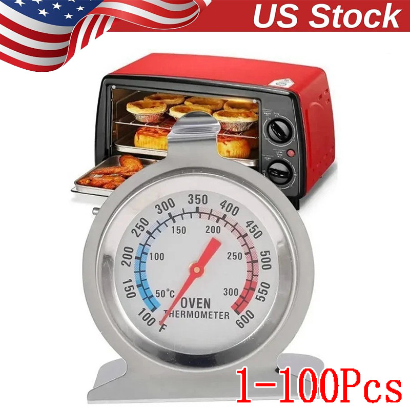 Oven Thermometer Stainless Steel Classic Stand Up Food Meat Temperature Gauge5-1