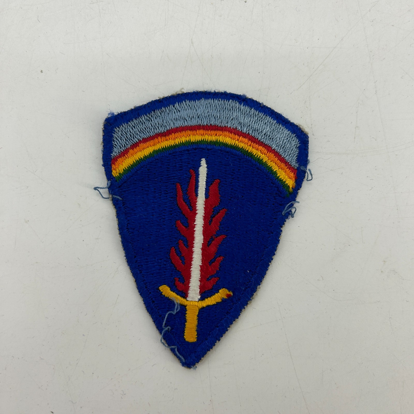 WW2 US Army European Command Patch Cut Edge