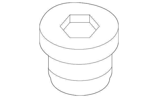 Genuine BMW Axle Seal Plug 07-14-1-020-071