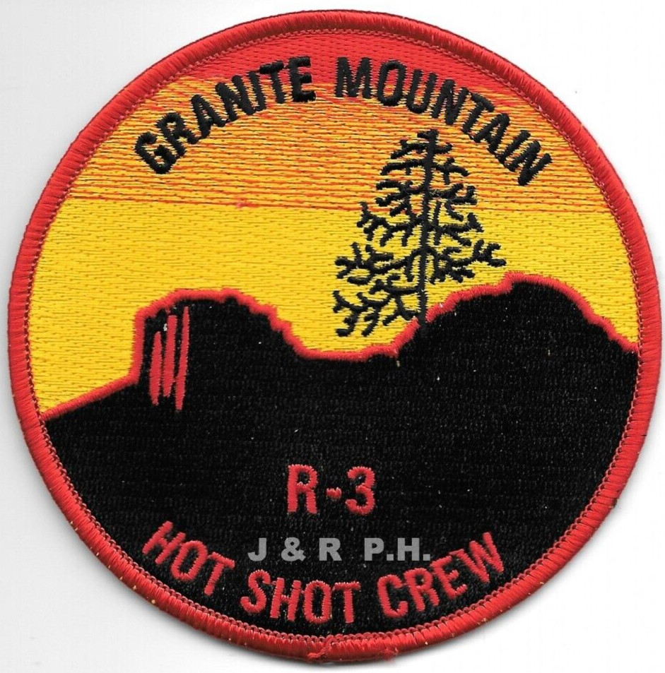 Wildland - Granite Mountain Hot Shot Crew  R-3, Arizona (4" round) fire patch