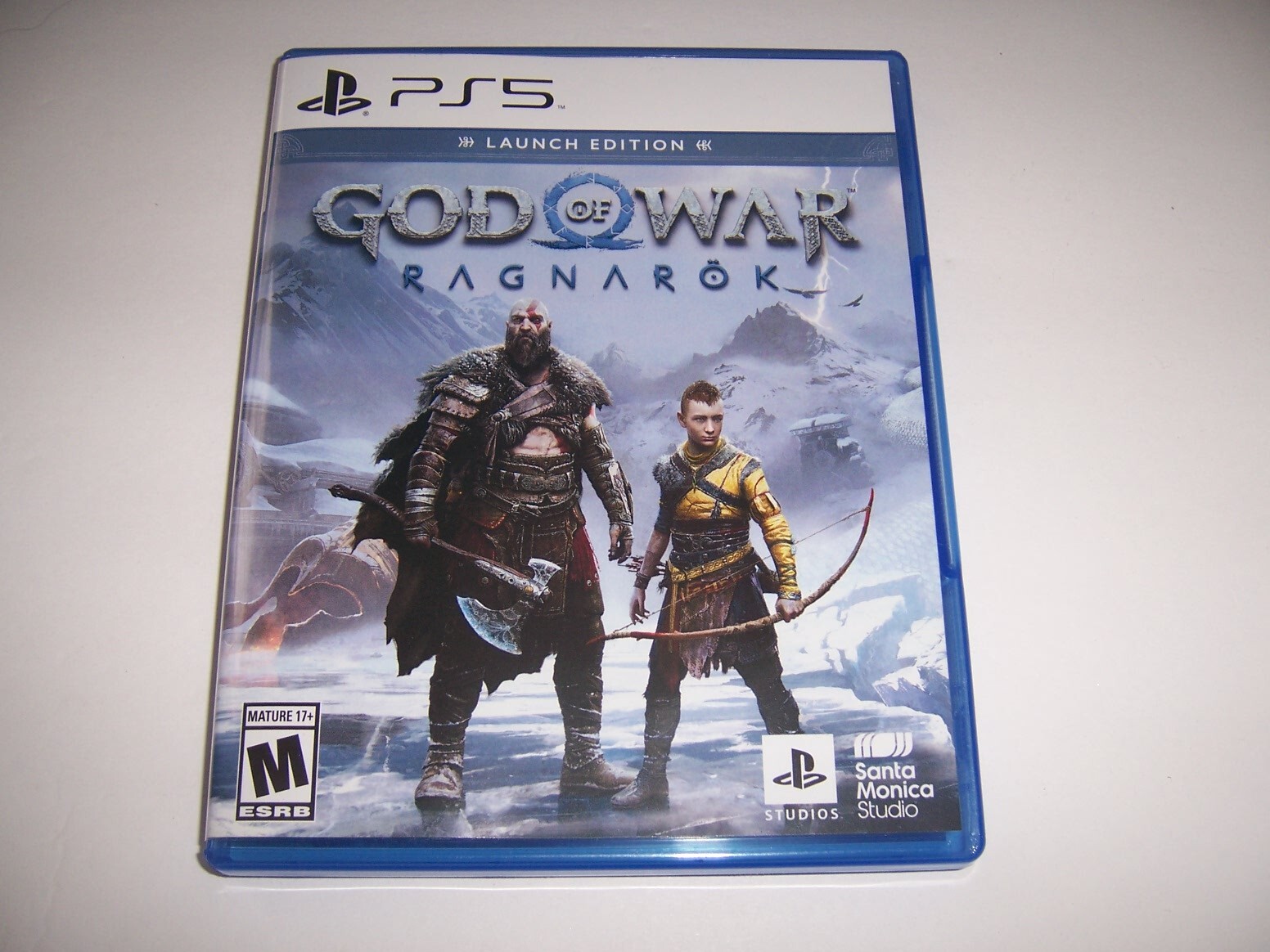 Authentic Box Case Replacement ONLY Sony PlayStation 5 PS5 God of War Ragnarok