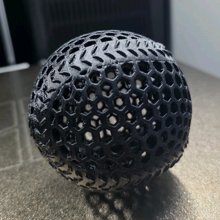 3D Printed TPU Airless Baseball / Wiffle Ball – Flexible, Durable