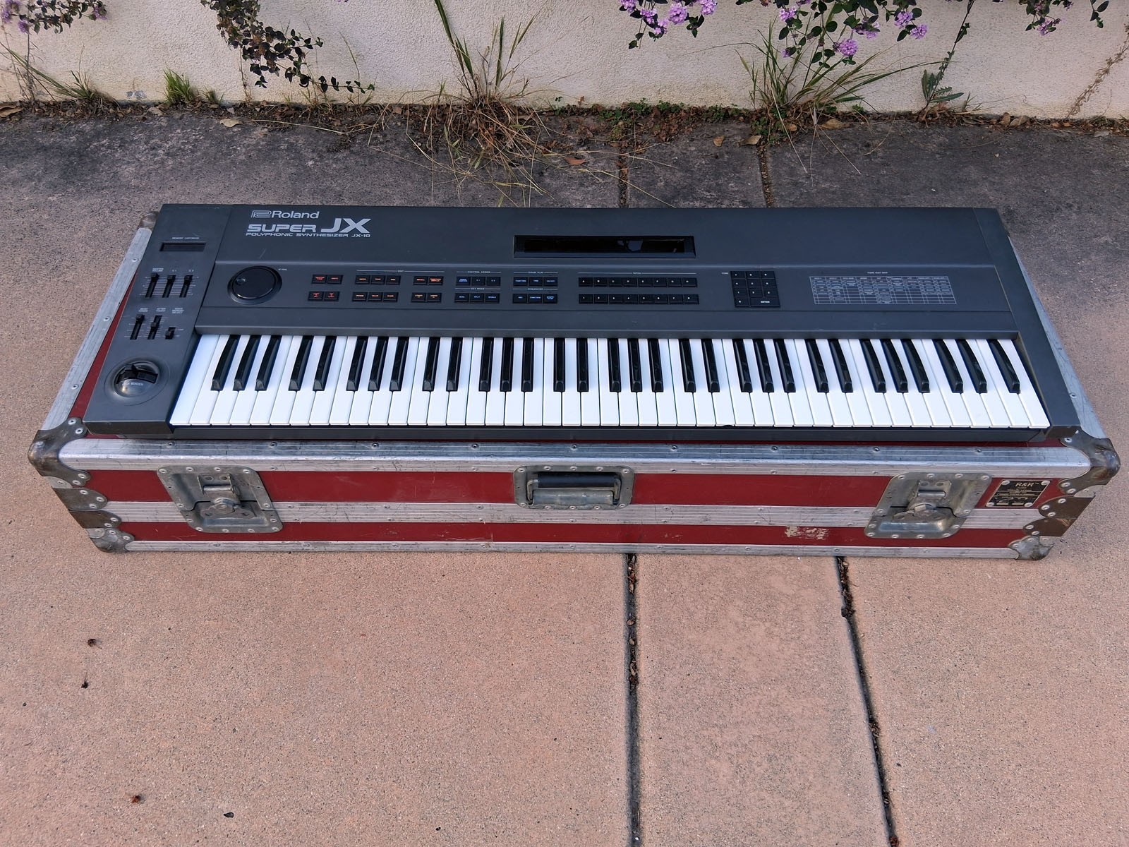 Roland JX-10 Super JX Vintage Analog Synthesizer With Road Case