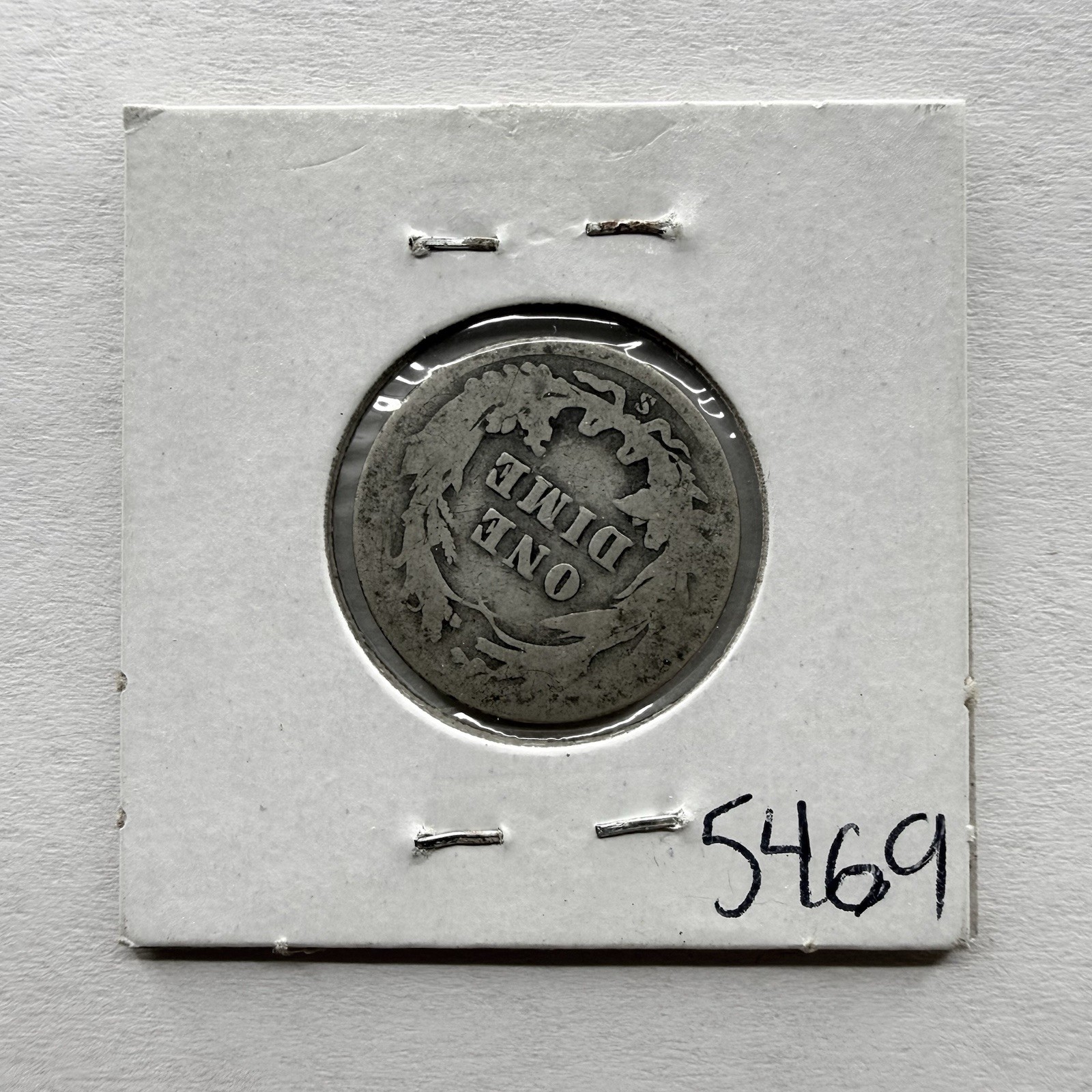 1911-S Barber Dime 10C SILVER - Good (G)