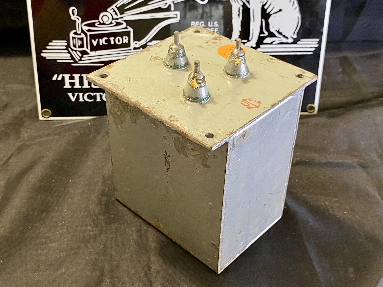 Original antique audiophile transformer made in USA #0166