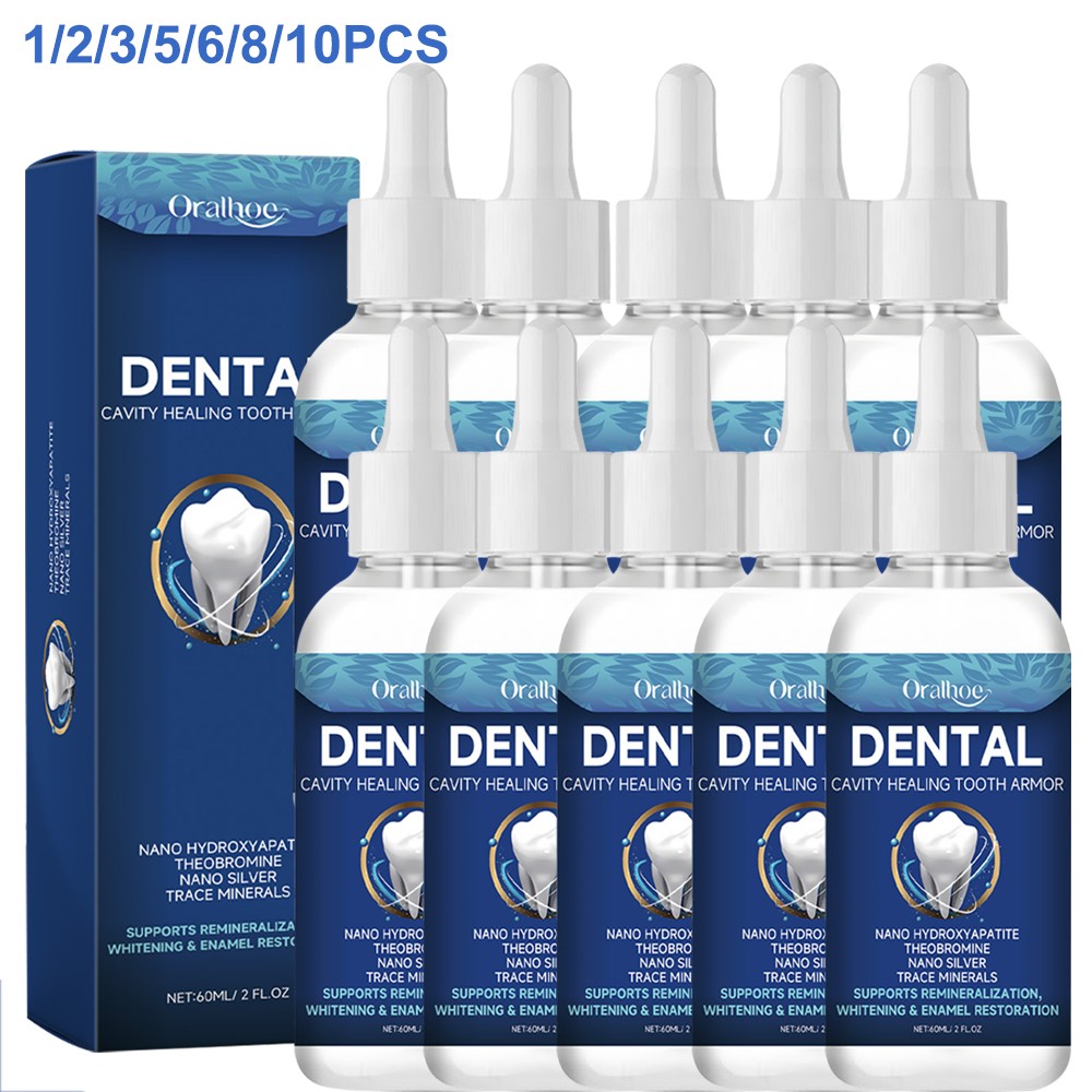 Dental Cavity Healing Tooth Armor Liquid,60ml Hydroxyapatite Tooth Repair Serum