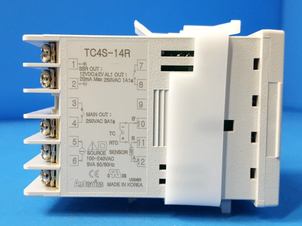 TEMPERATURE CONTROLLER, TC4S-14R, AUTONICS, 100-240V, (RTD, Type J, K, L)