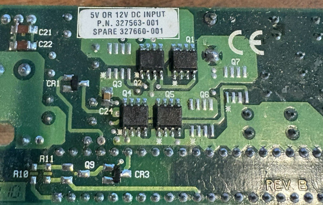 Retro Pentium Pro Voltage Regulator Module 5V 155681-001 327563-001 Compaq IBM