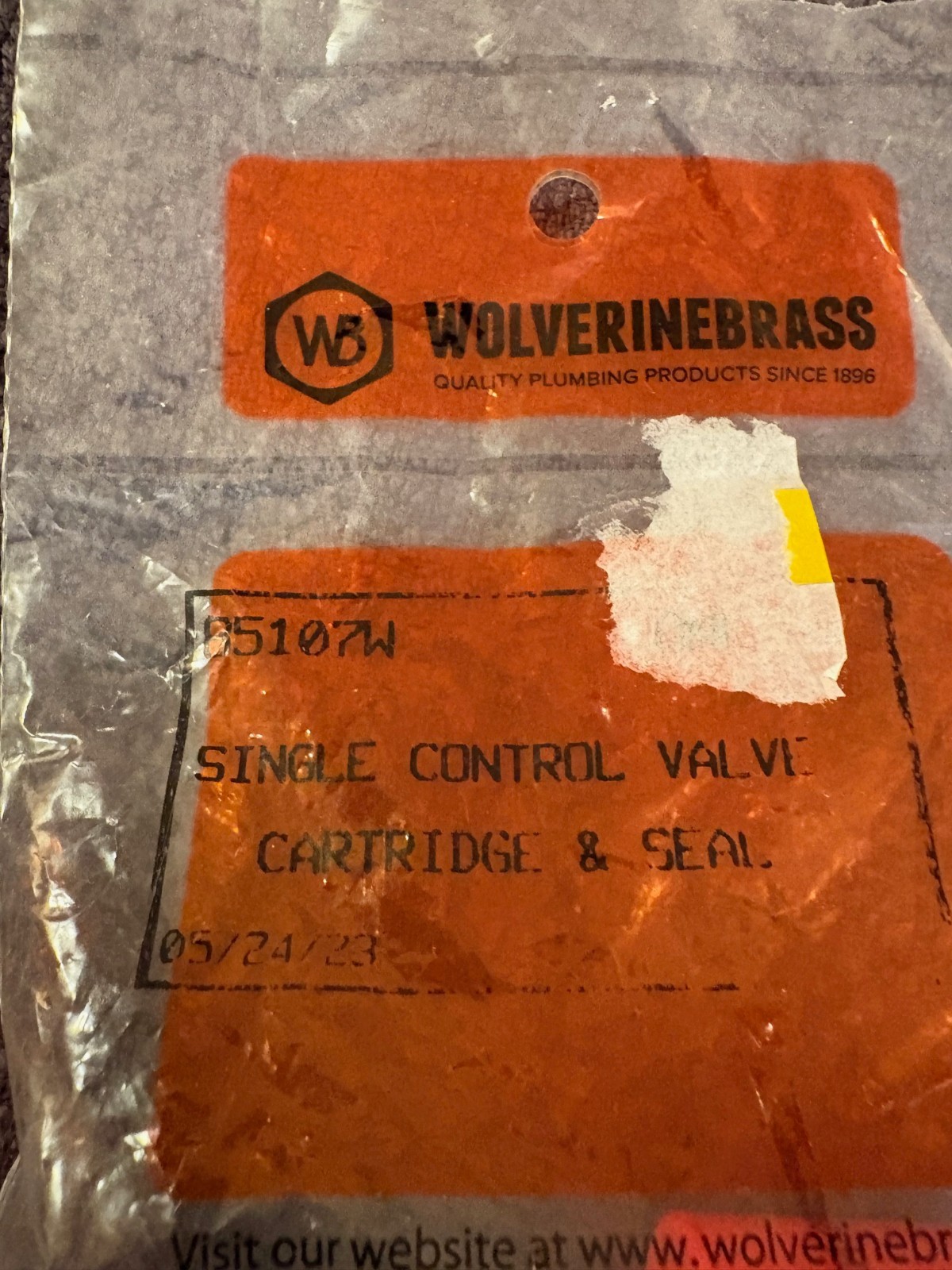 Wolverine Brass 85107W Single Lever Ceramic Replacement Cartridge