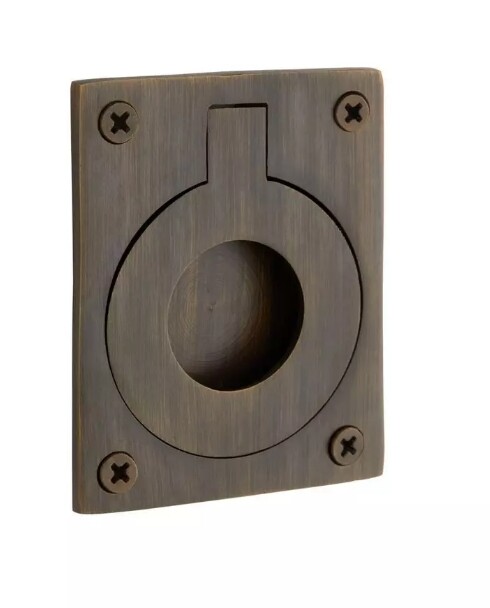 Recessed Ring Pull-ANTIQUE BRASS