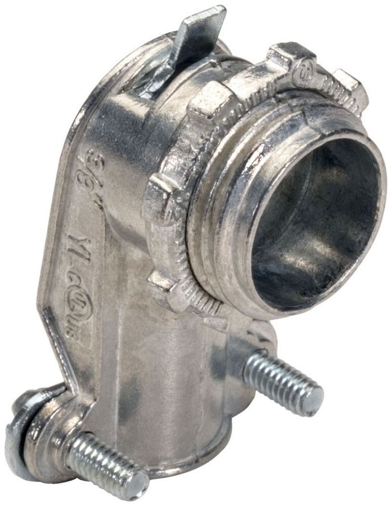 Southwire 102TZ, 3/4", Die-Cast, Single Cable, 90D, A/MC/Flex Connector, 1 pc