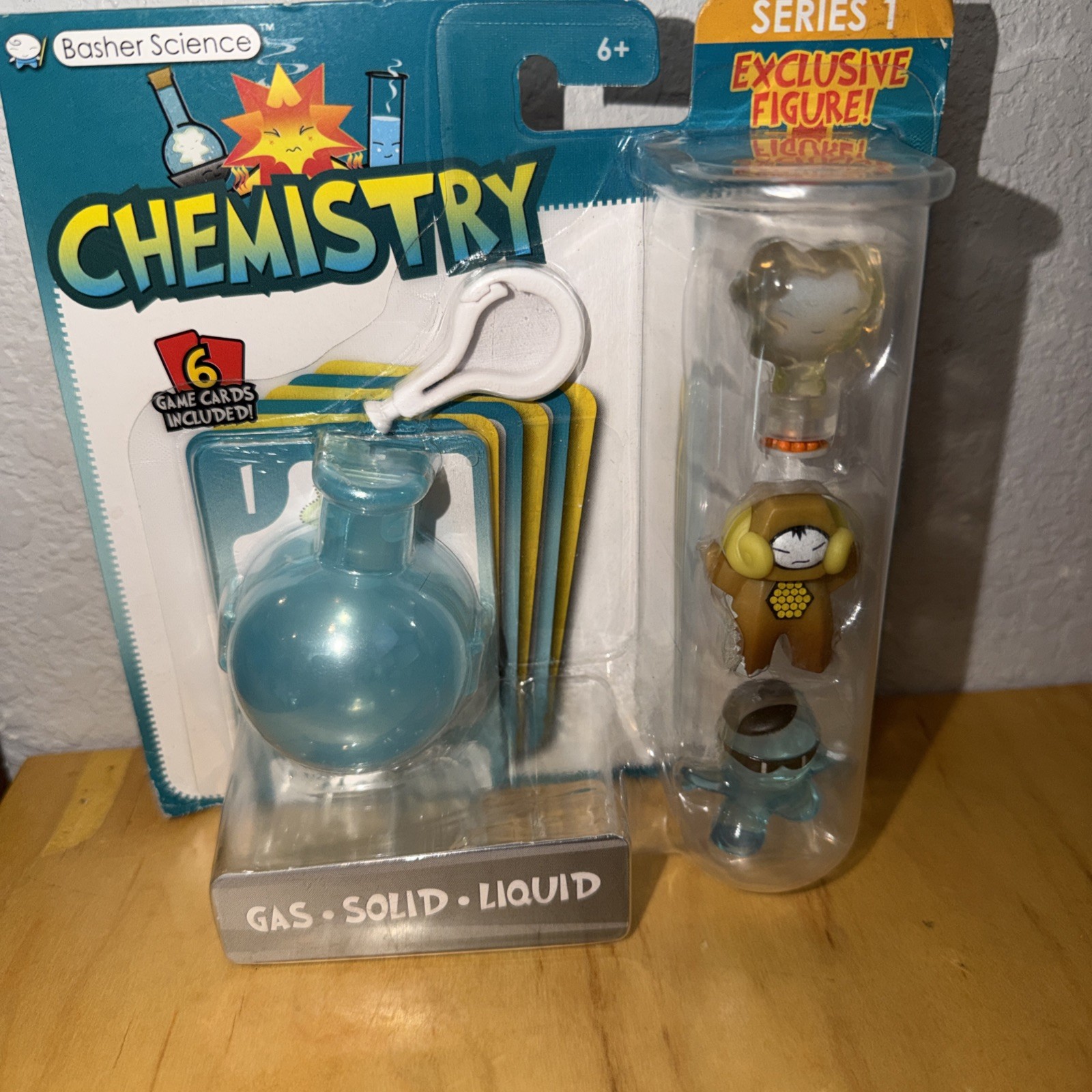 Basher Science Chemistry Gas Solid Liquid Series 1 Card Game T7 RARE HTF MOSC