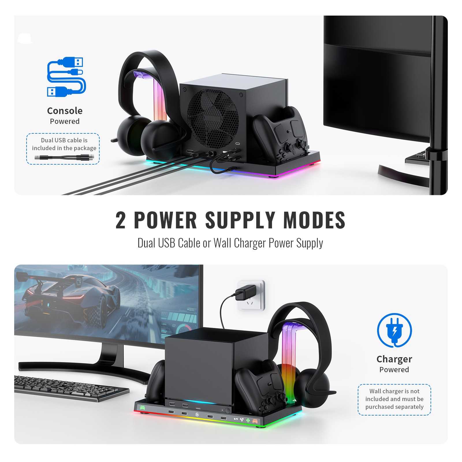 Cooling Fan Stand For Steam Machine Game Console Steam Controller Radiator Base