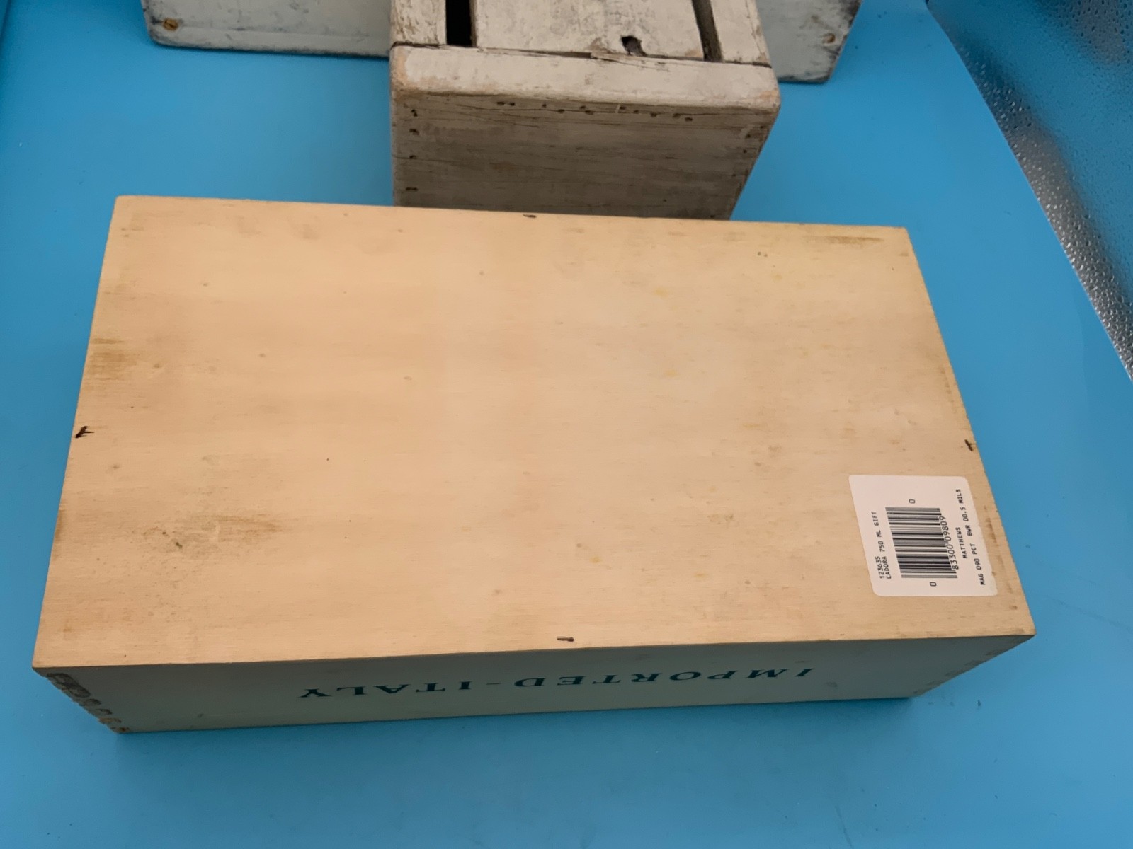 Cella Cadoro Empty Wooden Wine Box