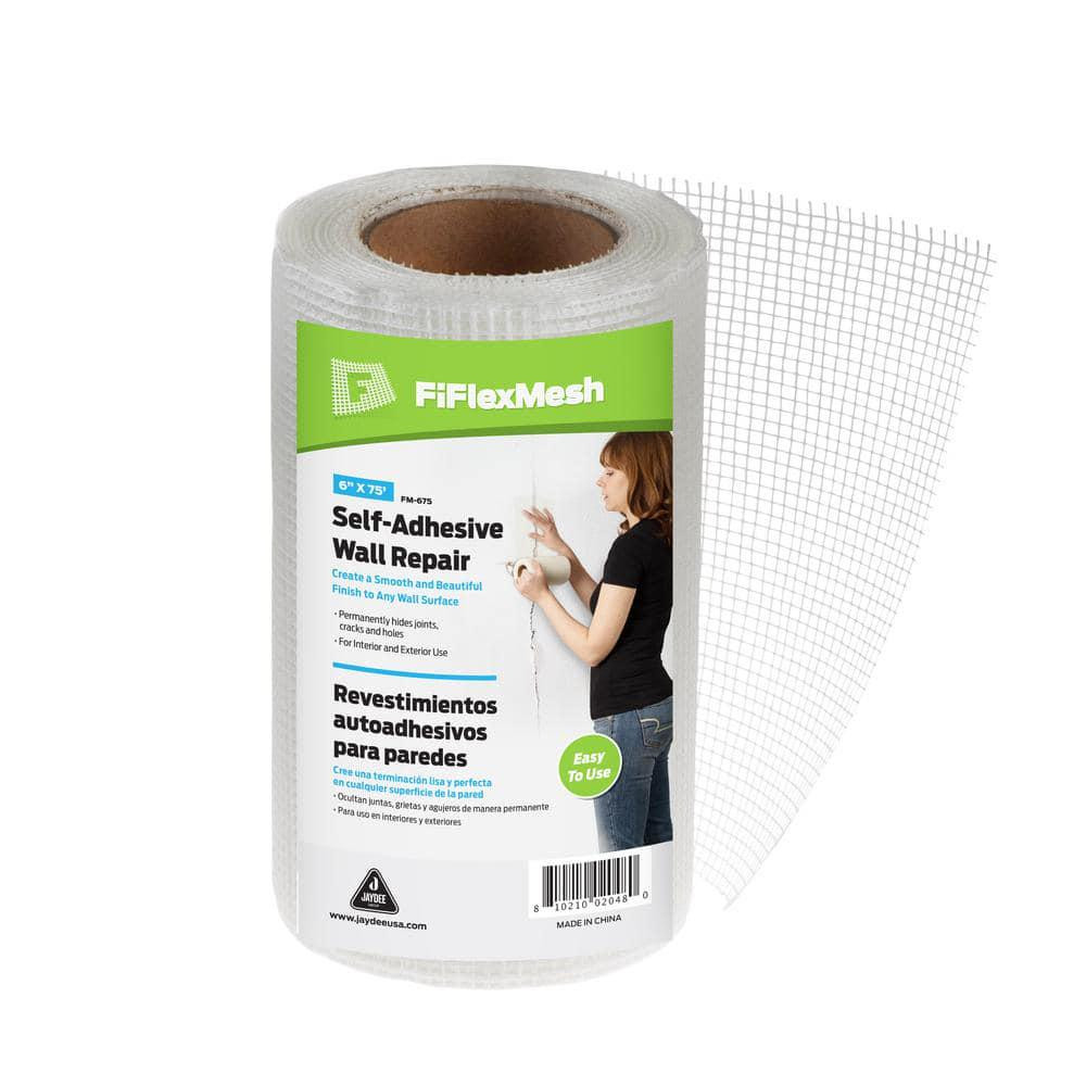 BOEN FiFlex Fiberglass Mesh Drywall Joint Tape Self Adhesive 6 in x 75 ft Wide