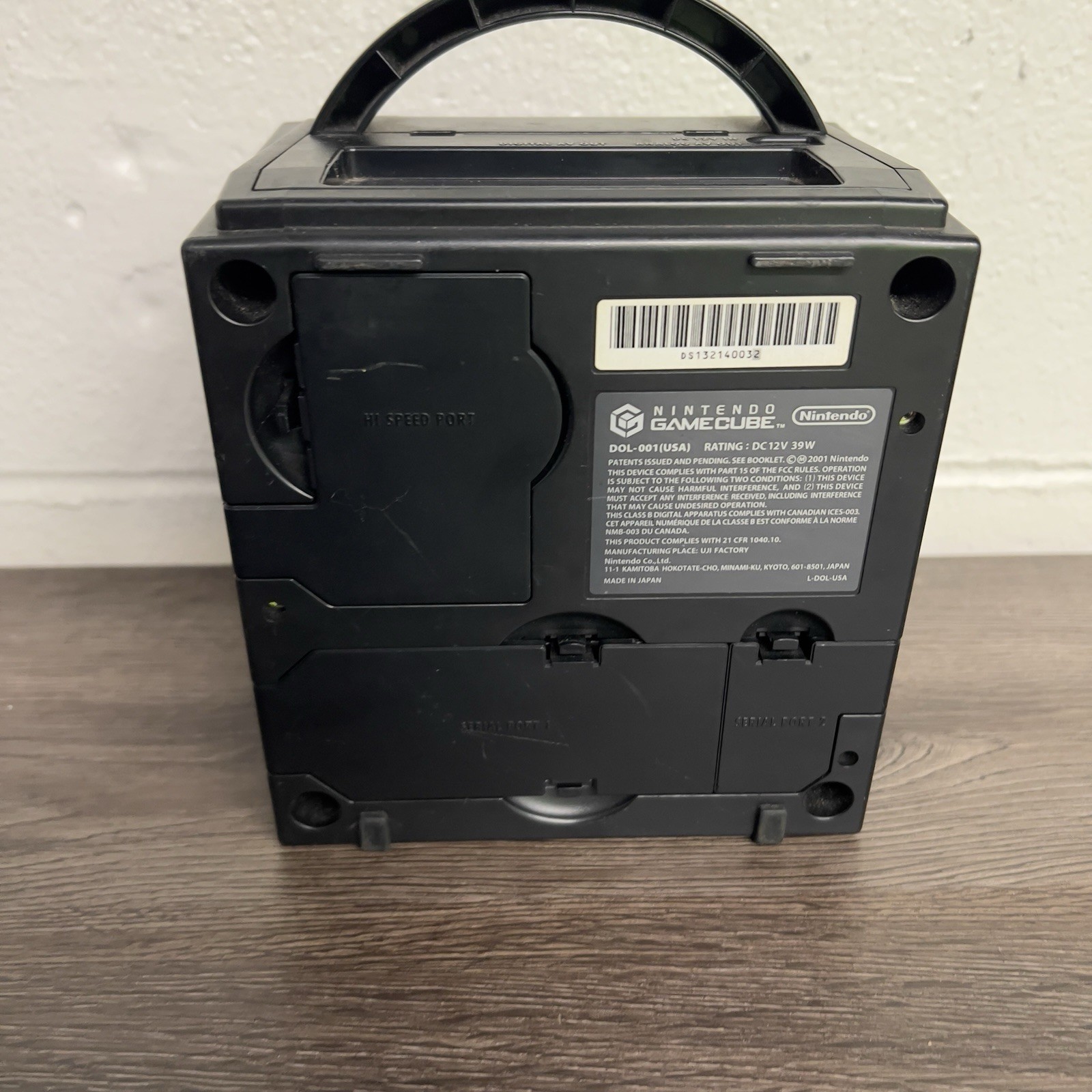 Nintendo GameCube DOL-001 Black Console OEM Memory Card 251 Block Untested AS IS